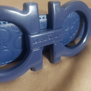 Blue Salvatore Ferragamo Belt